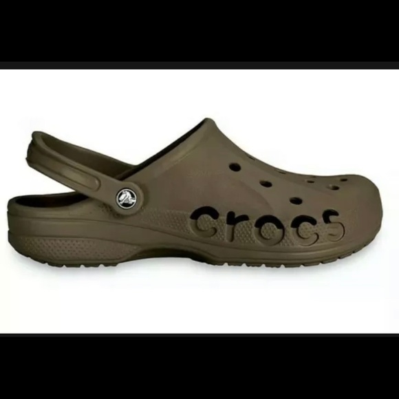 Crocs Baya Unisex Clogs Espresso Brown Men\'s